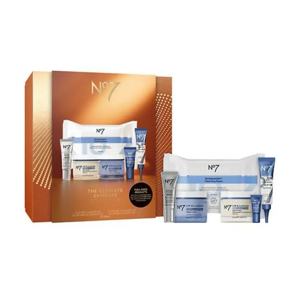 No. 7 Ultimate Skincare Collection 6 Piece Skin Care Boxed Gift Set- NEW - Picture 2 of 9